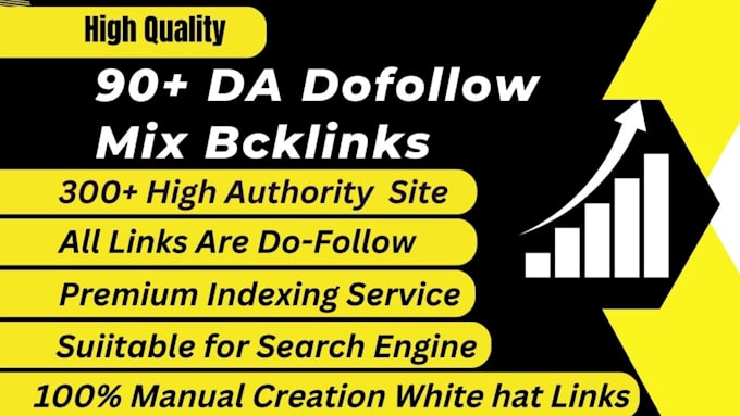 create high authority white hat seo dofollow mix backlinks
