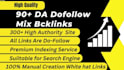 create high authority white hat seo dofollow mix backlinks