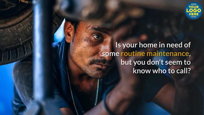 do handyman or home contractor video ad promo