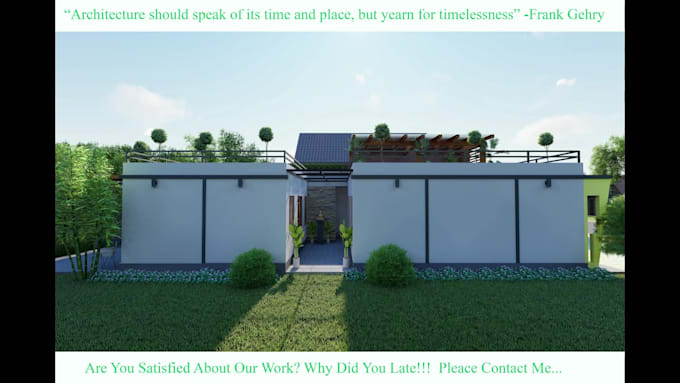 architecture exterior and interior 3d rendering