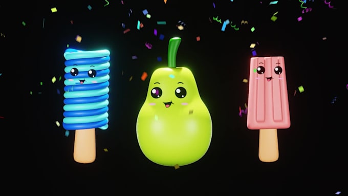 create stunning 3d kids sensory animation videos