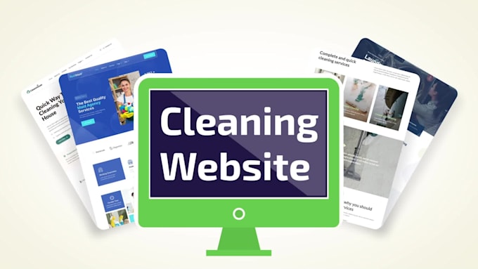 design cleaning business website for house, offices, apartments, pools, etc
