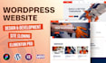 design, clone, and develop wordpress website using elementor