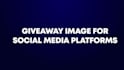do simple giveaway graphics