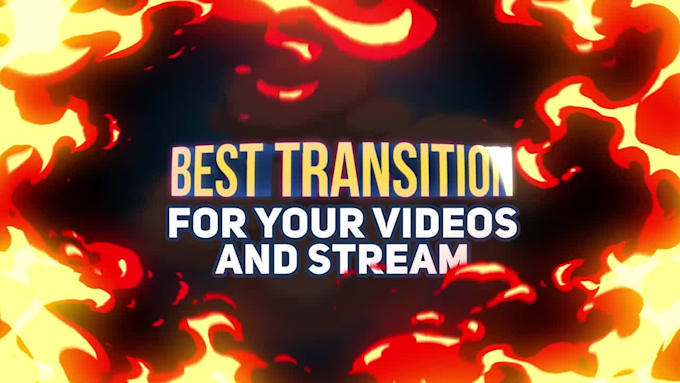 Create a stinger transition energy, fire, smoke for youtube twitch obs ...