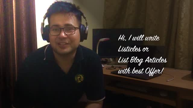 write listicles or list blog articles
