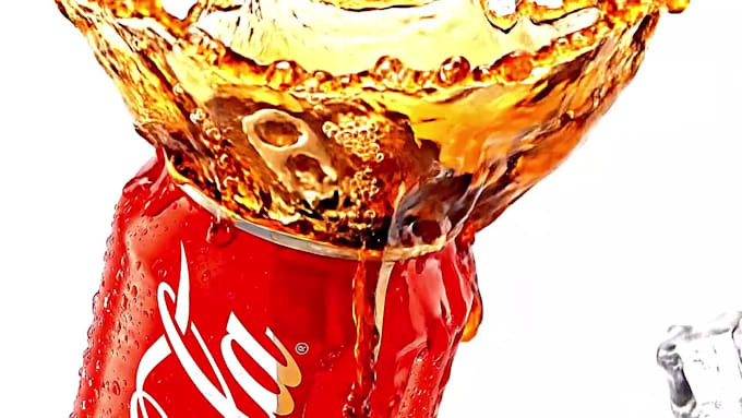 3d product animation with realistic water simulation