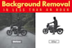 do background removal, cut out objects, and image retouching work in photoshop