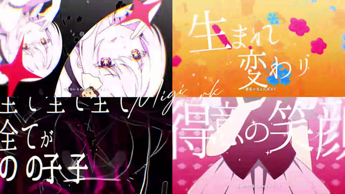 make mv music video animation for vtuber and utaite