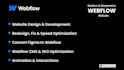design webflow website, figma to webflow, webflow developer