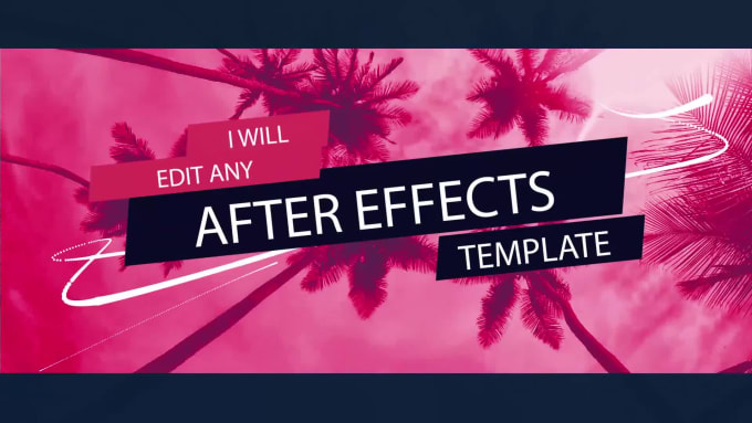 Edit After Effects Template