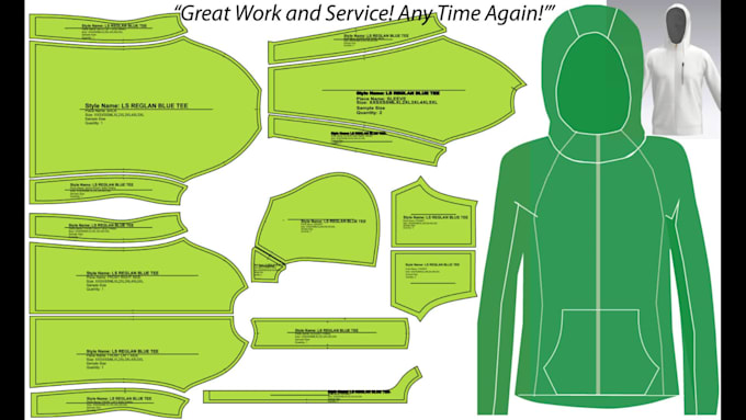 Make clothing sewing pattern for any type of garments by Designlab330 ...