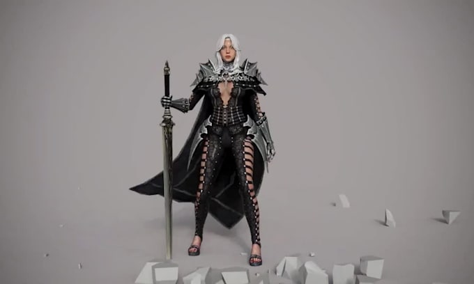 do 3d character animation, 3d rigging, game character animation ue5 model unity