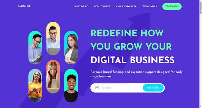 create a wordpress business website