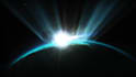 make cinematic earth light logo reveal