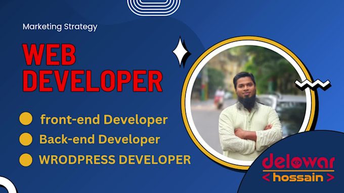 develop responsive modern websites using HTML CSS javascript and bootstra
