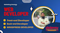 develop responsive modern websites using HTML CSS javascript and bootstra