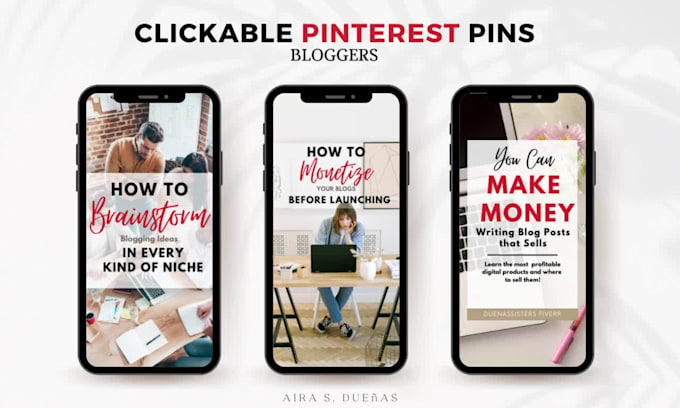 create clickable pinterest pin for your blogs