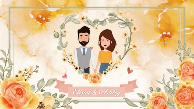 design a custom wedding titles