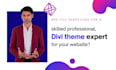 design your divi website using divi theme with divi builder