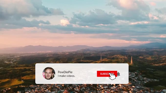 make a custom subscribe gif or video for youtube
