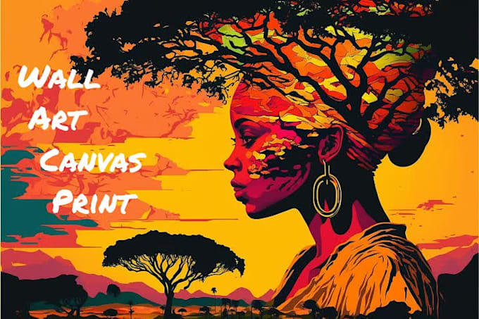 create painting wall art to canvas print, poster with ai for etsy, and more