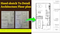 professionally draw detailed architectural 2d floor plan from sketch, PDF, jpeg