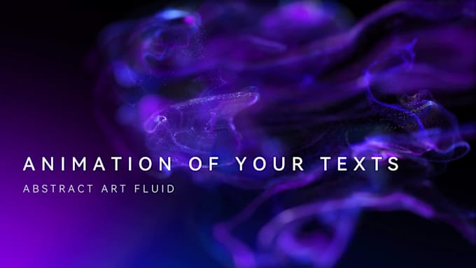 text animations with special effects and motion graphics and animated logo