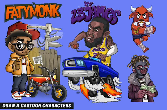 draw a cartoon character