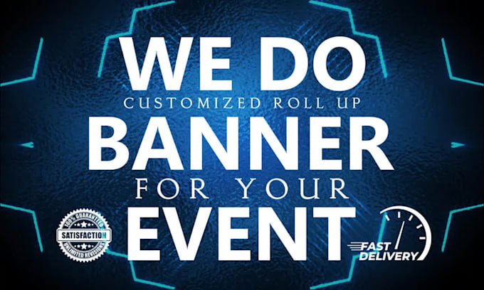 design custom rollup banners within 24 hours