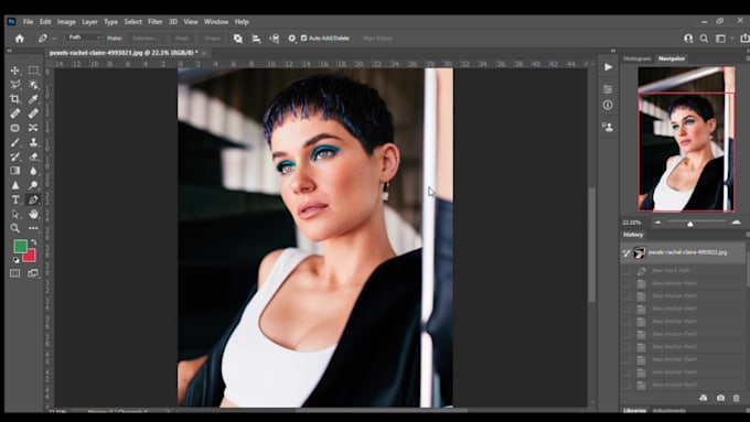 do the photo background removal with photoshop