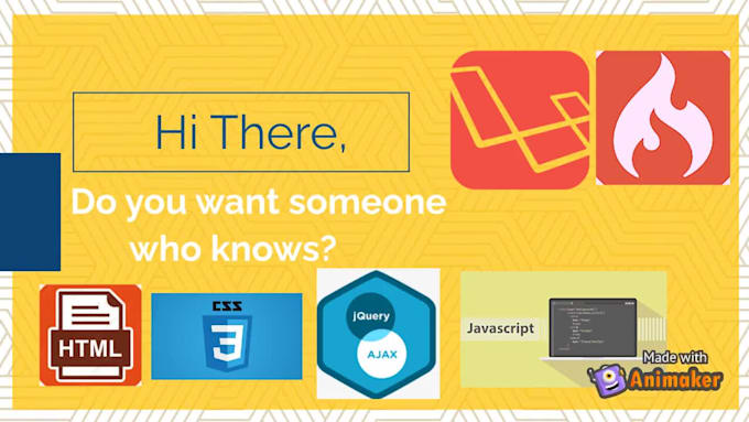 develop, fix, or customize any type of website or web application
