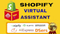 be your shopify virtual assistant or shopify manager