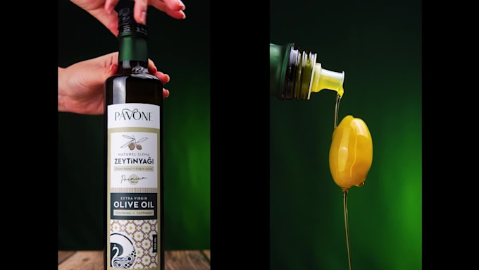 create a dynamic food product video for amazon