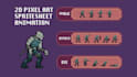 do pixel art design and animation sprite sheet