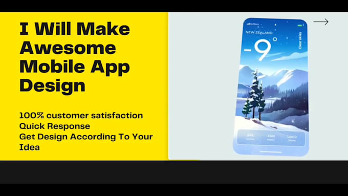Make an awesome mobile app design with minimal and modern ui ux by ...