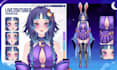 draw and rig live2d model animation vtuber model streaming avatar vrchat avatar