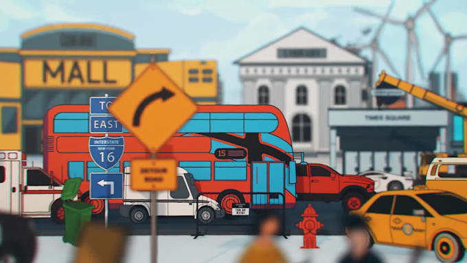 create amazing 2d animation for your intro or explainer video