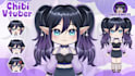 draw custom live2d chibi vtuber model in anime style for streaming ready to rig