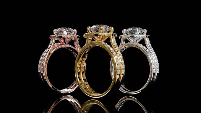 create photorealistic 3d jewelry rendering and animation