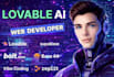 develop, fix, ai web and mobile apps using lovable, base44 and replit