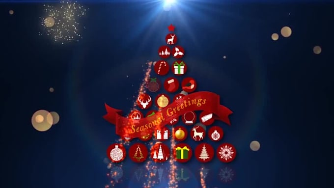 make christmas and new year intro greeting and message for you