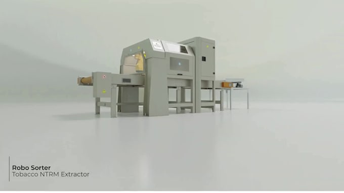 create 3d factory and production line animation