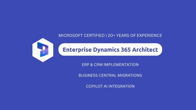 architect enterprise dynamics 365 business central and d365 crm