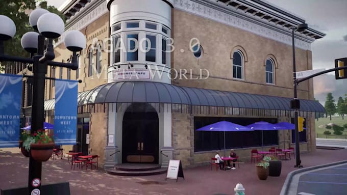 create a stunning 3d metaverse cinematic trailer or animated video