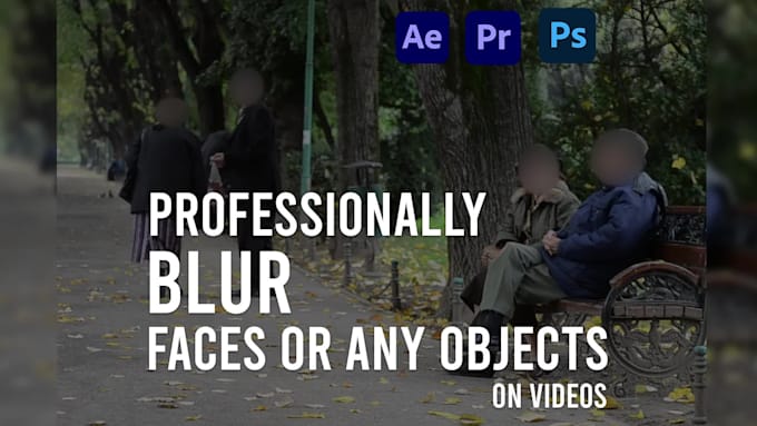 blur faces or any objects smoothly on videos