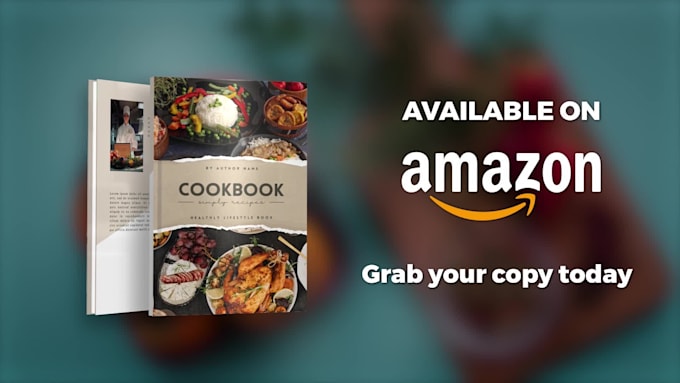 create a magazine or book promo 3d animated video