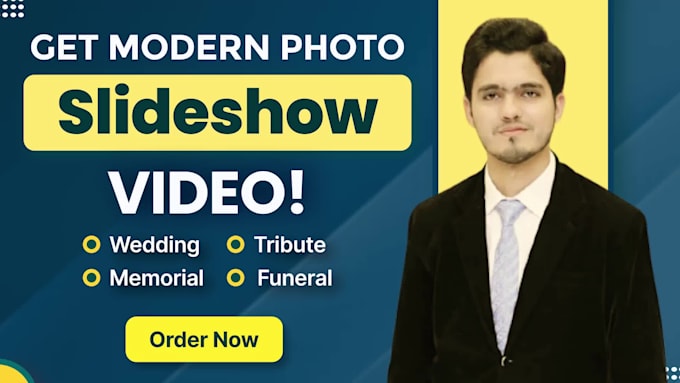 create stunning photo slideshow videos, vsl, wedding, and memorial montages