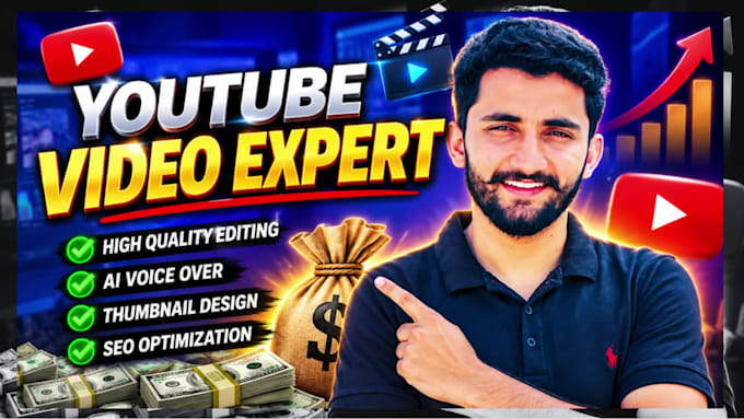 be your faceless youtube video editor and content creator