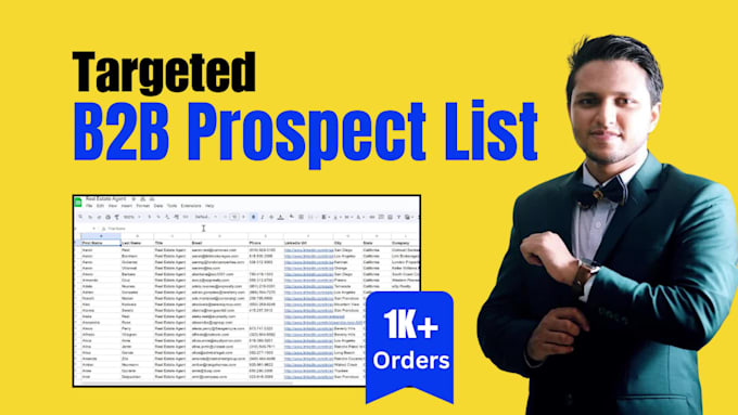 do b2b lead generation and prospect list building for cold outreach